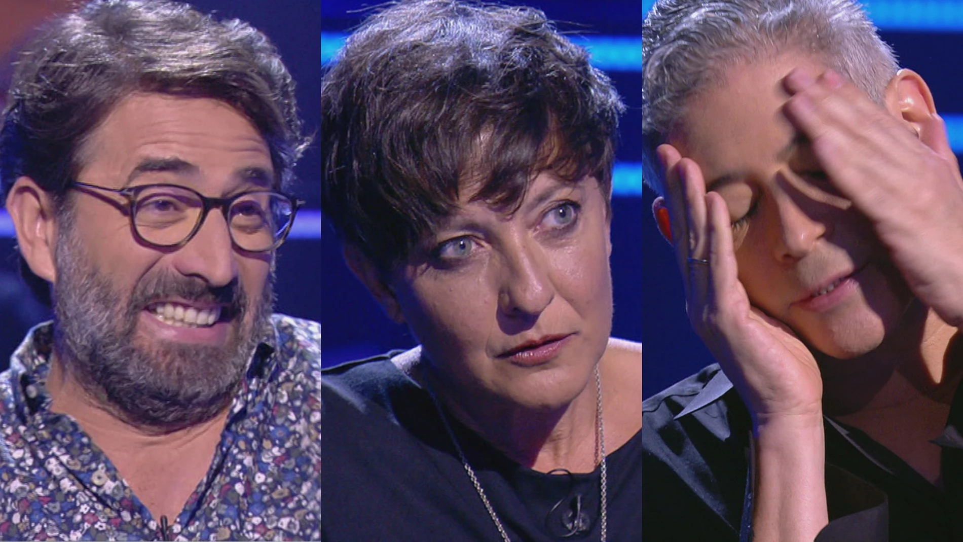Eva Hache, Boris Izaguirre y Antonio Garrido, concursantes de '¿Quién quiere ser millonario?'