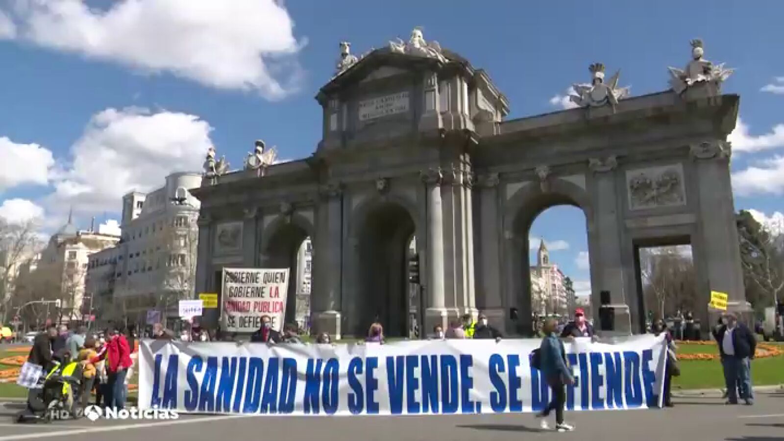 Sindicatos y asociaciones piden en Madrid más recursos para la Sanidad Pública tras la pandemia de coronavirus