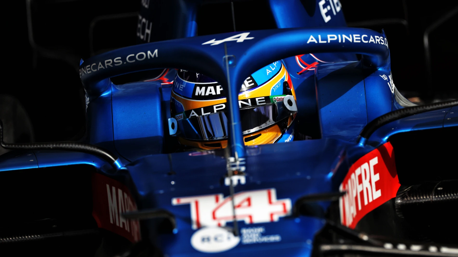 Fernando Alonso, en el Alpine Fernando Alonso, en el Alpine