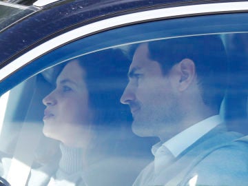 Sara Carbonero e Iker Casillas en el coche