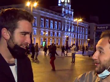 Turistas franceses en Madrid