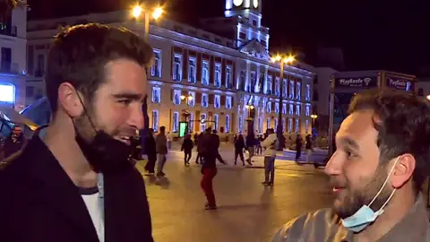 Turistas franceses en Madrid Coronavirus