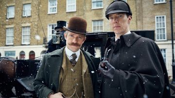 Benedict Cumberbatch y Martin Freeman en 'Sherlock'