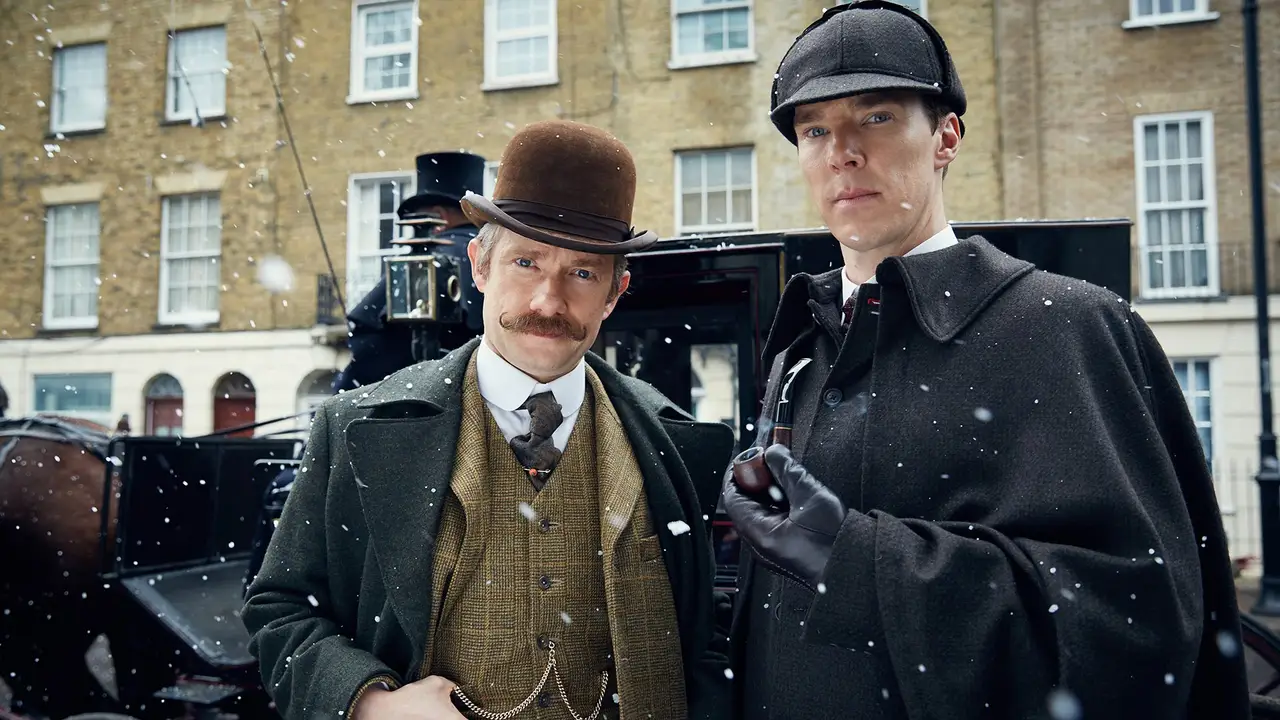 Benedict Cumberbatch y Martin Freeman en 'Sherlock'