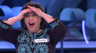 Los ángeles iluminan a Merche, la nueva concursante central de ‘¡Ahora caigo!’