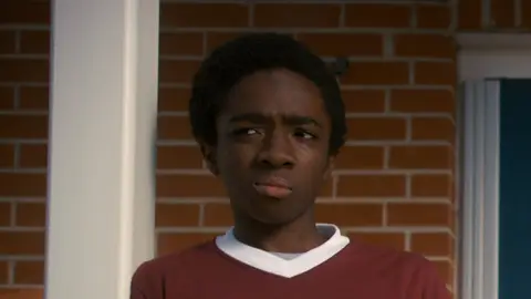 Lucas en 'Stranger Things' Lucas en 'Stranger Things'