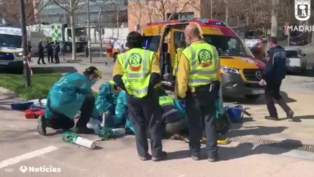 Mujer atropellada por patinete eléctrico Mujer atropellada por patinete eléctrico