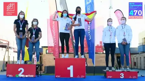 Silvia Mas y Patricia Cantero, campeonas del mundo de clase 470 en Portugal: "Queda seguir trabajando y dar lo máximo en Tokio" Silvia Mas y Patricia Cantero, campeonas del mundo de clase 470 en Portugal: "Queda seguir trabajando y dar lo máximo en Tokio"