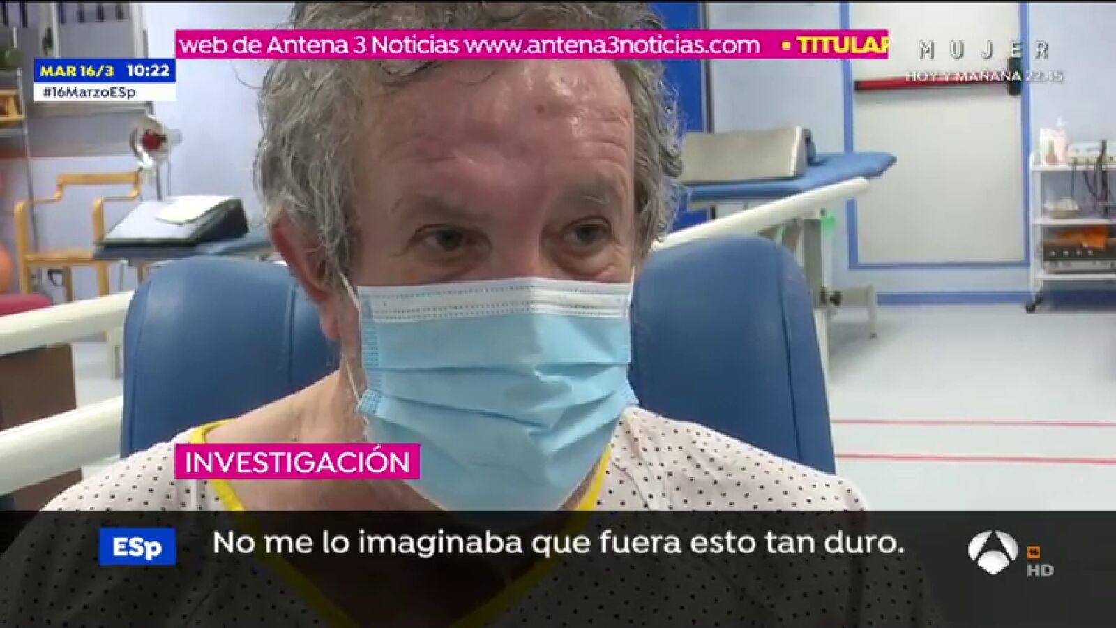 Espejo Público entra en una unidad de recuperación de secuelas del coronavirus