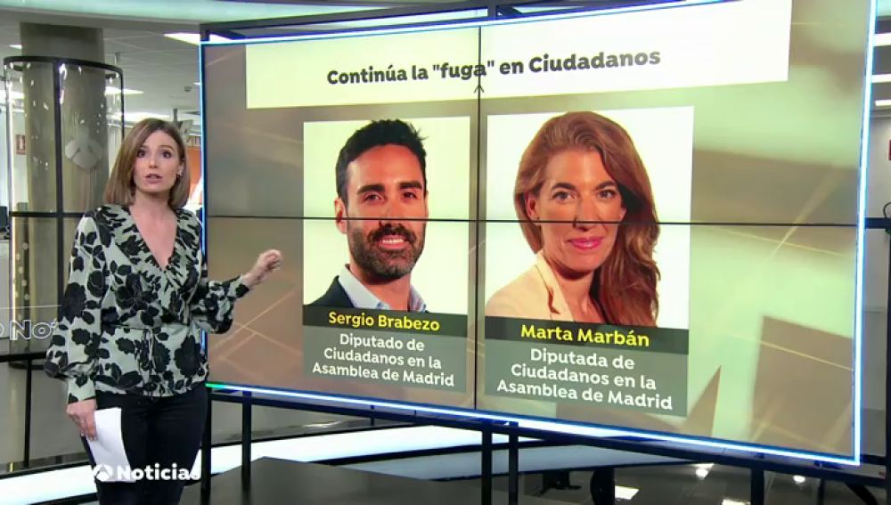 Sergio Brabezo y Marta Marbán, diputados de Ciudadanos en la Asamblea de Madrid, explican por qué dejan el partido
