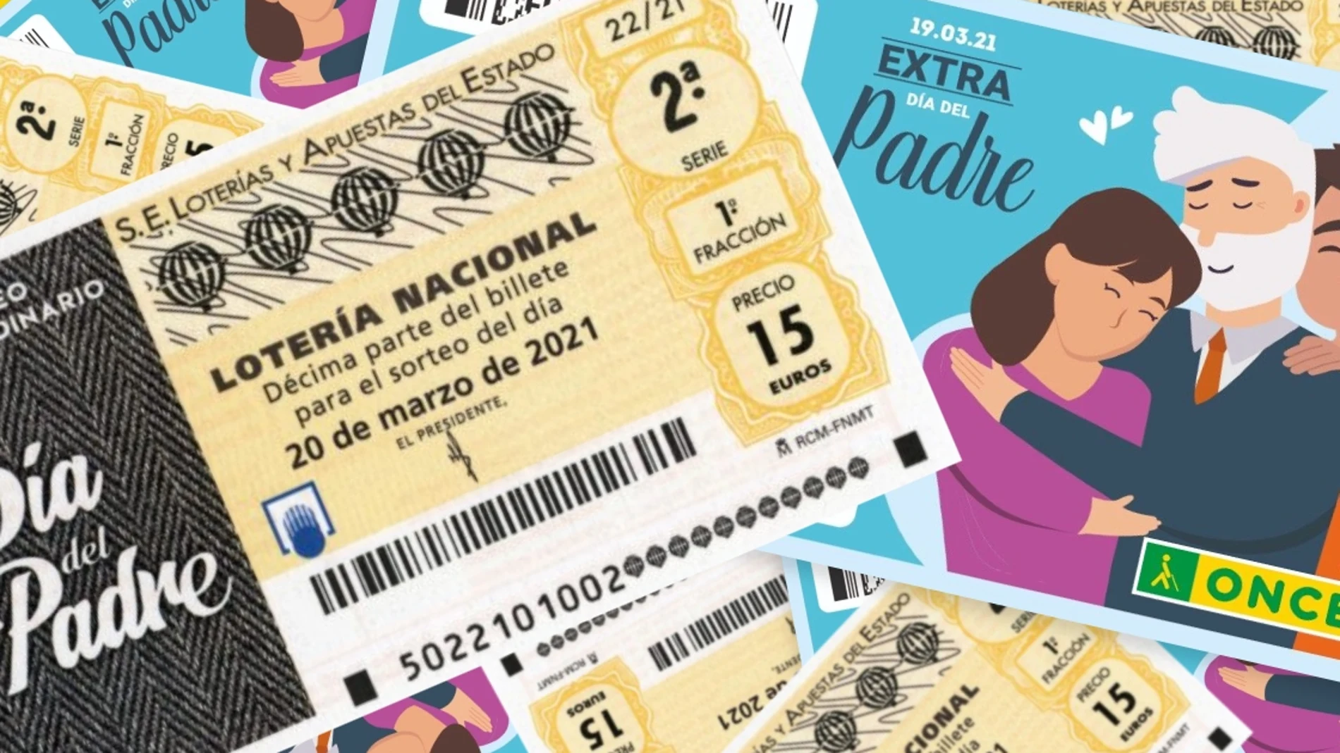 Sorteo Extraordinario del Día del Padre de la Lotería Nacional y sorteo Extra del Día del Padre de la ONCE 2021 Sorteo Extraordinario del Día del Padre de la Lotería Nacional y sorteo Extra del Día del Padre de la ONCE 2021