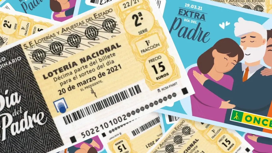 Sorteo Extraordinario del D&iacute;a del Padre de la Loter&iacute;a Nacional y sorteo Extra del D&iacute;a del Padre de la ONCE 2021