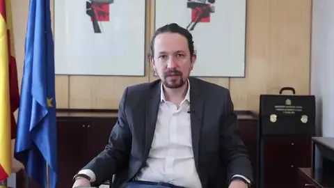 Así ha sido el video con el que Pablo Iglesias se ha despedido del Consejo de Ministros Así ha sido el video con el que Pablo Iglesias se ha despedido del Consejo de Ministros