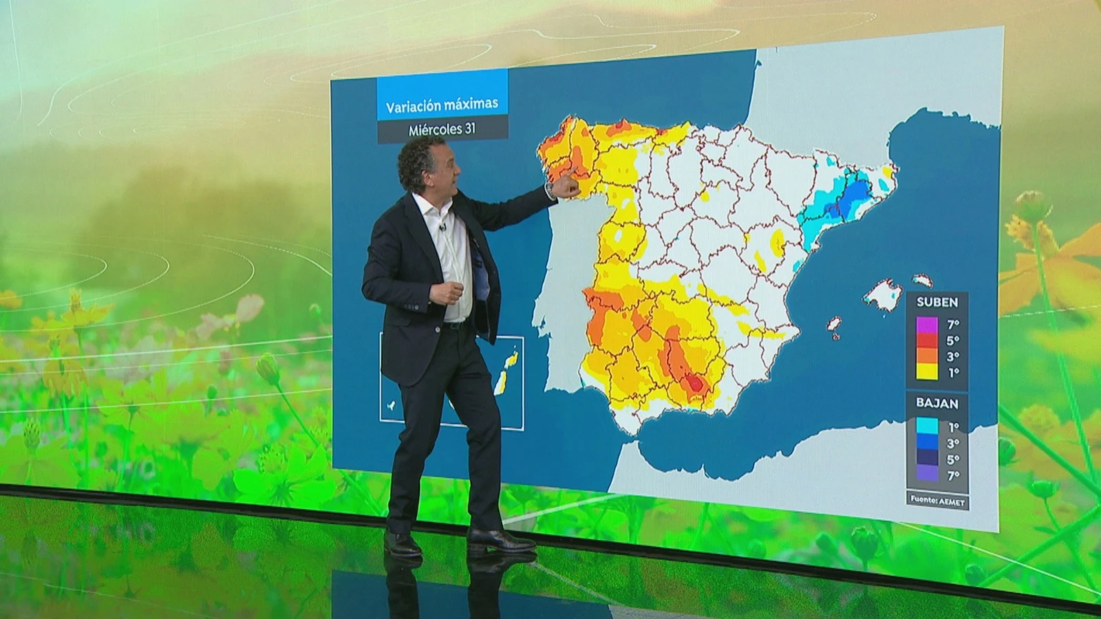 La previsi&oacute;n del tiempo hoy: Tiempo estable y seco con temperaturas en ligero aumento 