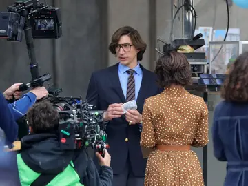 Adam Driver en el rodaje de 'House of Gucci' Adam Driver en el rodaje de 'House of Gucci'