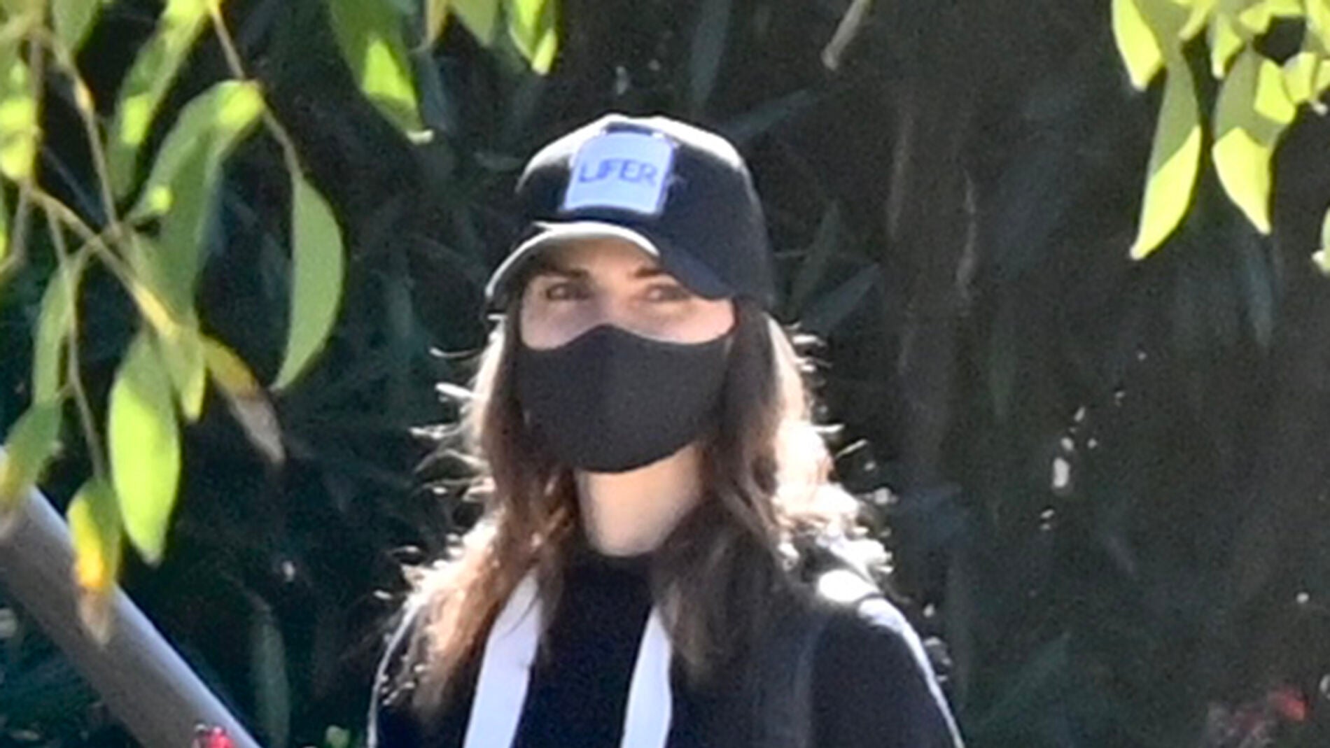 Amaia Salamanca, fotografiada en la calle