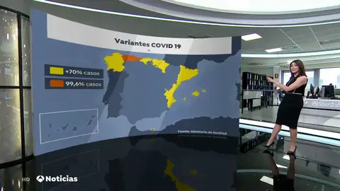 La variante británica supera el 60% en España y en Asturias el 100% La variante británica supera el 60% en España y en Asturias el 100%