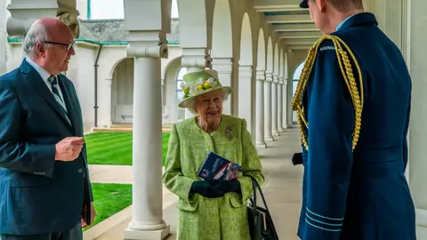 La reina Isabel II, este miércoles Isabel II