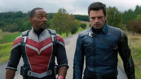 Sam y Bucky en 'Falcon y el Soldado de Invierno' Sam y Bucky en 'Falcon y el Soldado de Invierno'