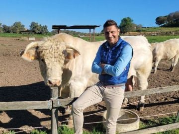 La foto viral de Joaquín con un toro: "El 'mieo' va por dentro"