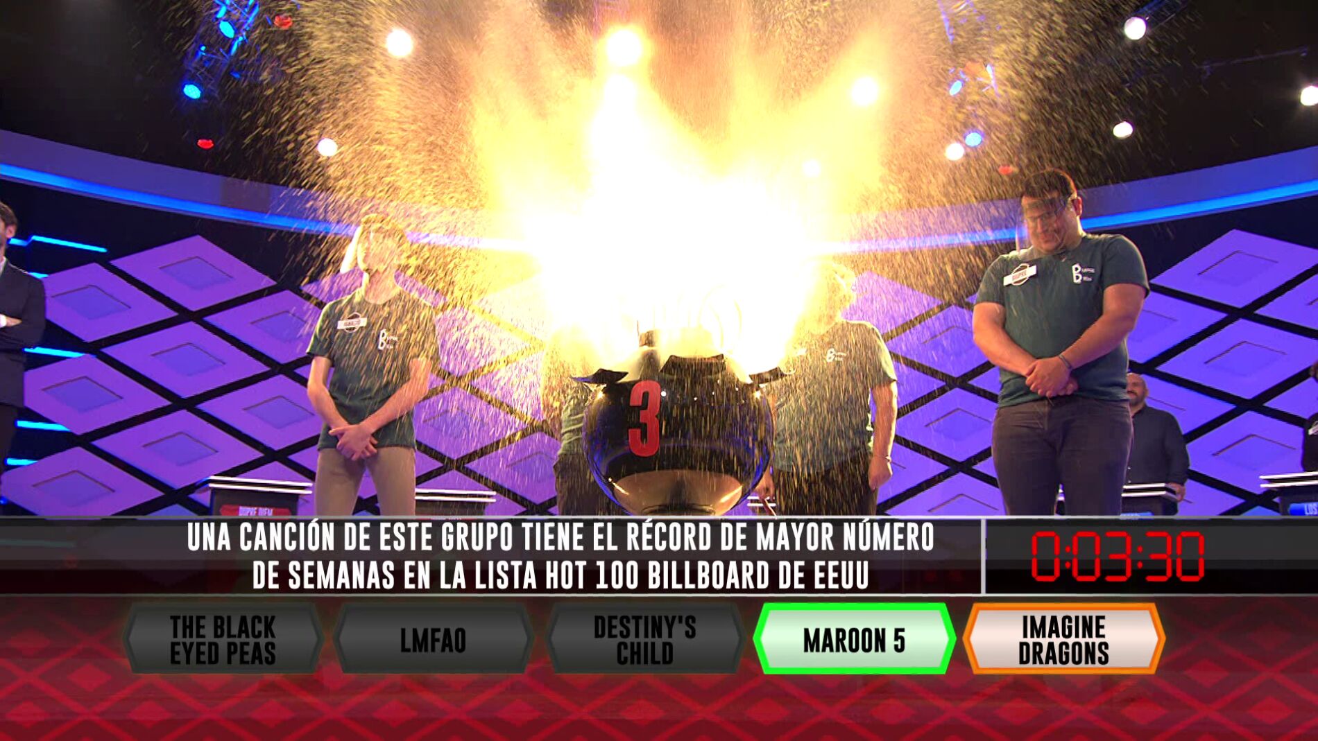 &iexcl;Qu&eacute; cerca! Los &lsquo;Dupre Diem&rsquo;, a punto de resolver una bomba muy musical en &lsquo;&iexcl;Boom!&rsquo; 