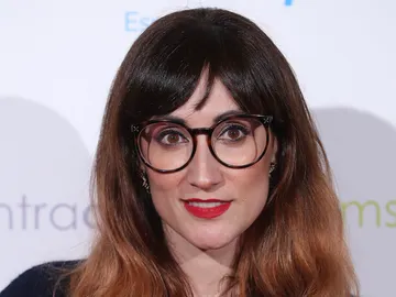 Ana Morgade posando ante los medios Ana Morgade posando ante los medios