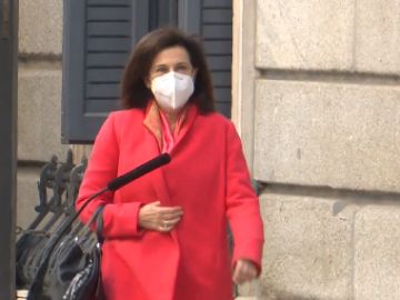 Margarita Robles recibe hoy la vacuna contra el coronavirus de AstraZeneca en el Wanda Metropolitano