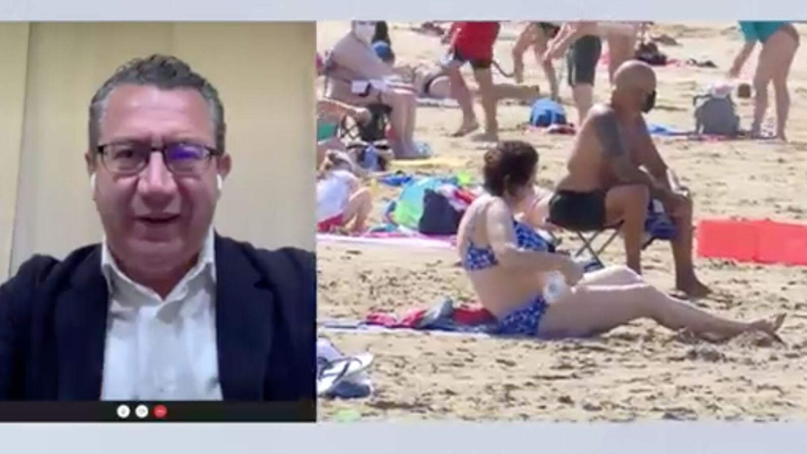 Antonio Pérez, alcalde de Benidorm, sobre la mascarilla en la playa: 