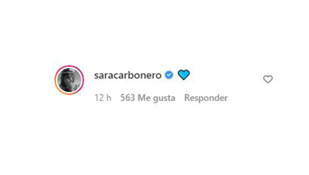 El comentario de Sara Carbonero