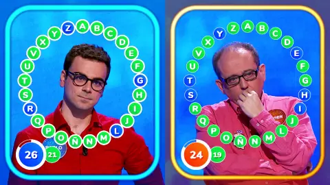 Pablo aprieta a Javier en la recta final para poder superarse en ‘El Rosco’ Pablo aprieta a Javier en la recta final para poder superarse en ‘El Rosco’