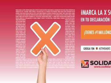 Marca la 'X Solidaria' en la declaración de la Renta