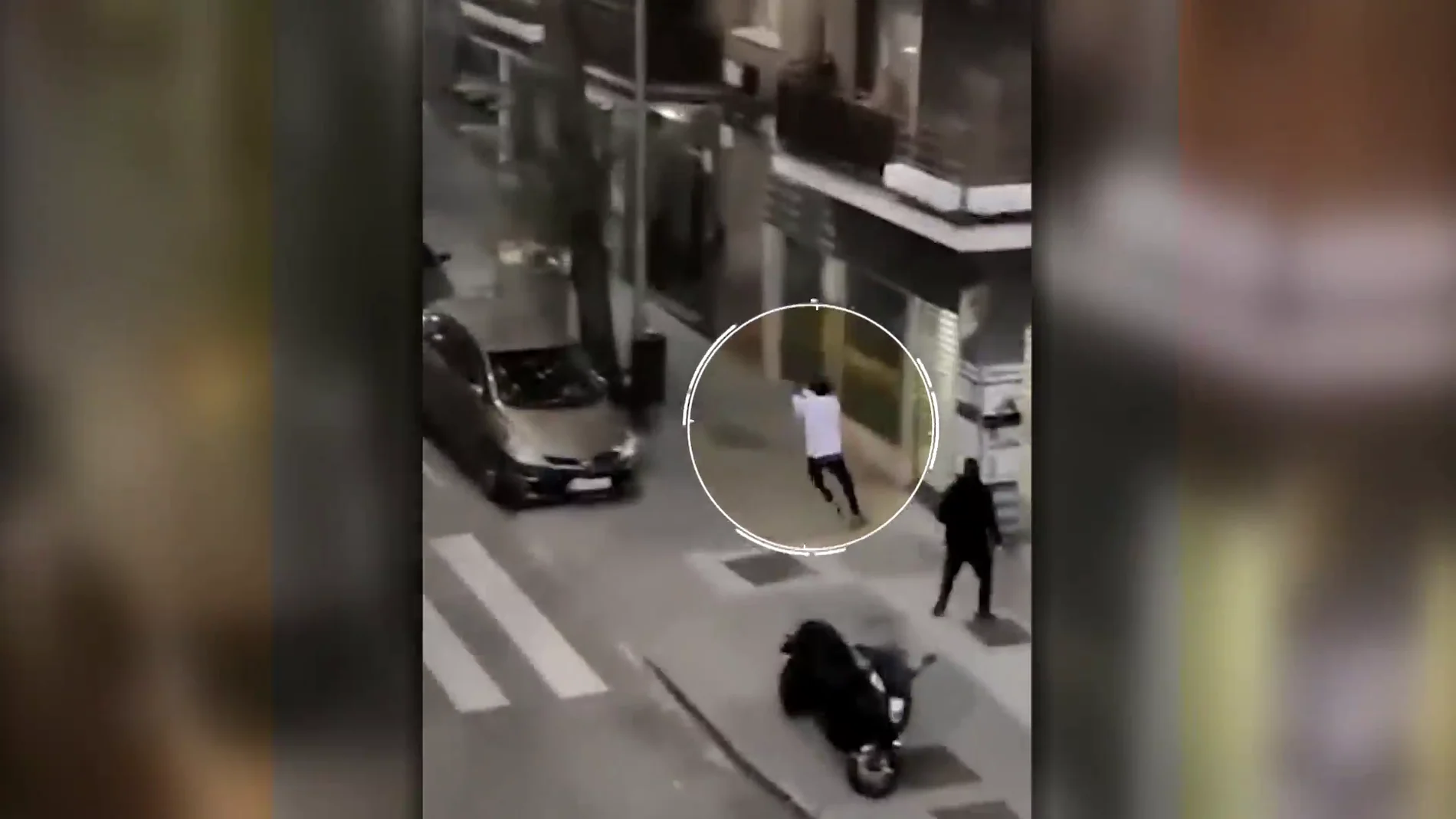 El vídeo del salvaje tiroteo entre bandas rivales en Ciudad Lineal, Madrid