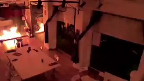 El ataque con explosivo contra la sede de unidas Podemos en Cartagena El ataque con explosivo contra la sede de unidas Podemos en Cartagena