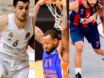 El Real Madrid, el Baskonia y el Valencia se la juegan en la última jornada de la Euroliga: estas son las cuentas para los equipos españoles El Real Madrid, el Baskonia y el Valencia se la juegan en la última jornada de la Euroliga: estas son las cuentas para los equipos españoles