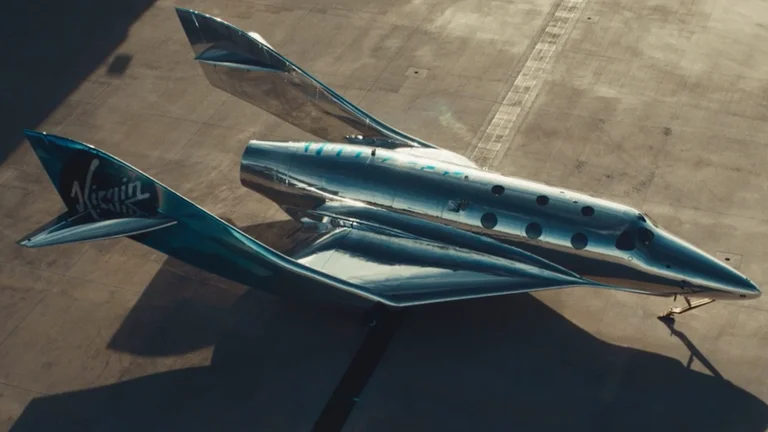 Así es VSS Imagine, el primer avión de Virgin Galactic para el turismo espacial con un diseño de ciencia ficción Así es VSS Imagine, el primer avión de Virgin Galactic para el turismo espacial con un diseño de ciencia ficción