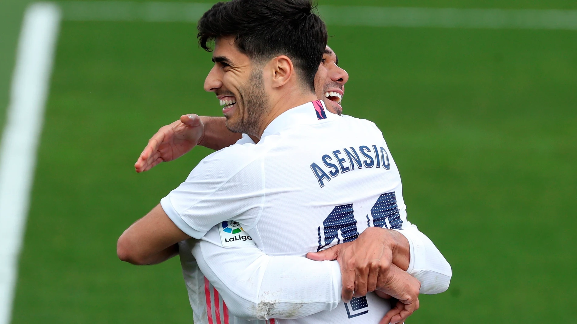 Asensio celebra su gol ante el Eibar