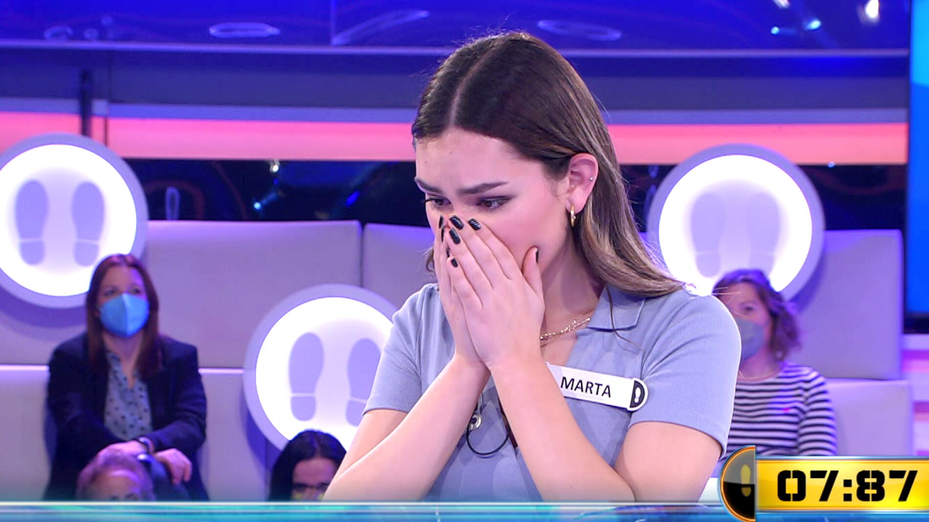 &iexcl;De la risa al llanto! Marta se despide de &lsquo;&iexcl;Ahora caigo!&rsquo; en su segundo programa 