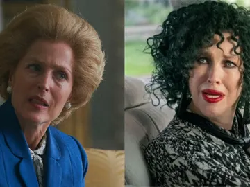 Gillian Anderson y Catherine O'Hara Gillian Anderson y Catherine O'Hara