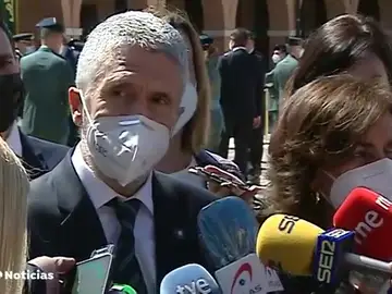 Grande-Marlaska asegura que no tiene "ninguna voluntad" de dimitir tras anularse la destitución de Pérez de los Cobos Grande-Marlaska asegura que no tiene "ninguna voluntad" de dimitir tras anularse la destitución de Pérez de los Cobos