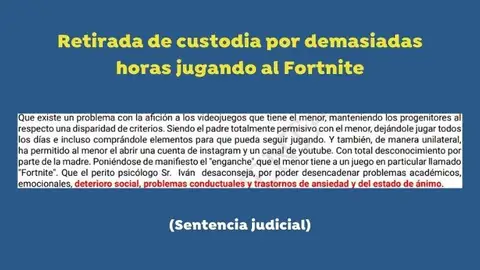 Sentencia judicial Fornite Sentencia judicial Fornite
