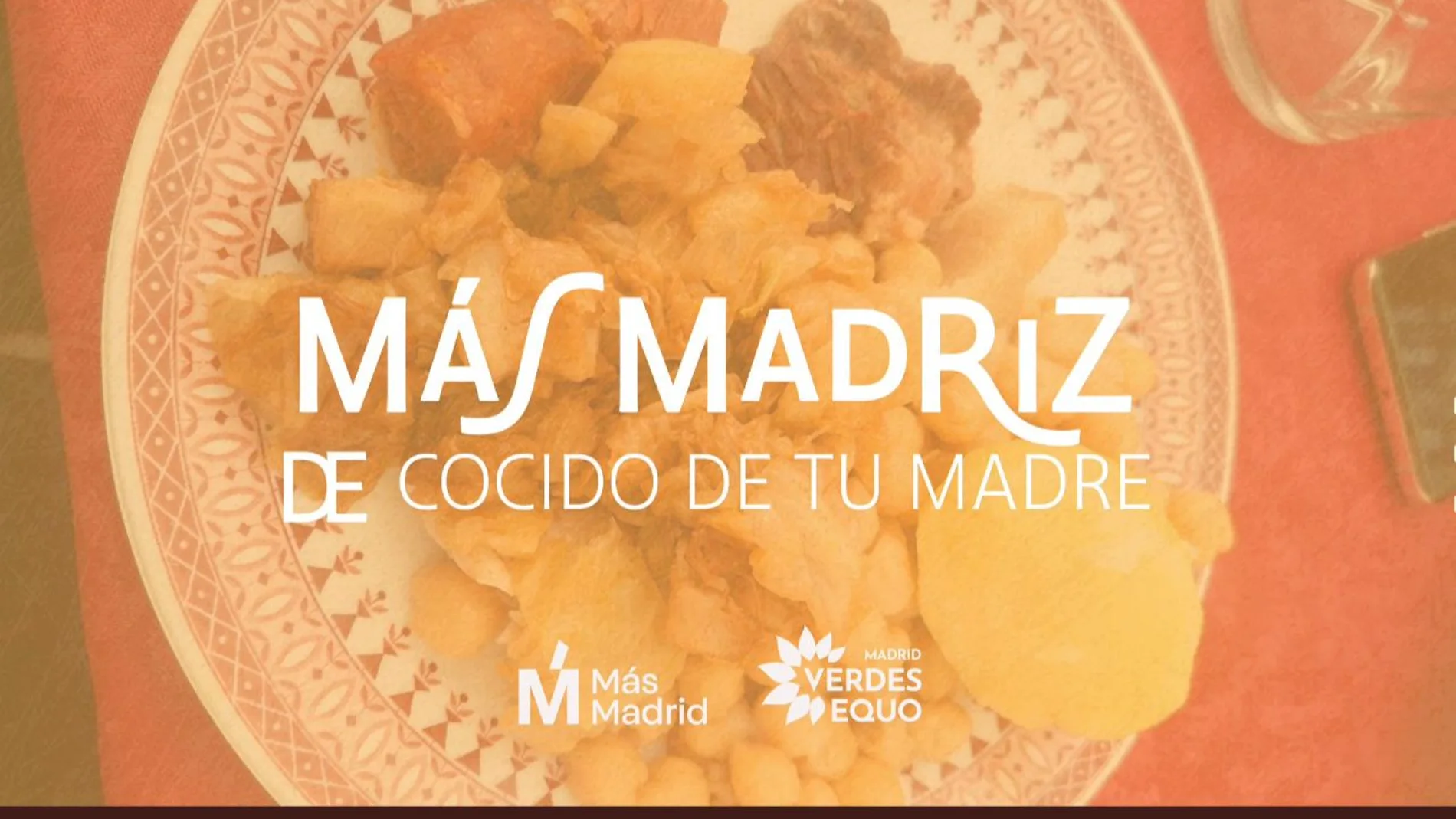 Polémica por la última campaña de Más Madrid en las elecciones de Madrid: Más Madriz. El cocido de tu madre