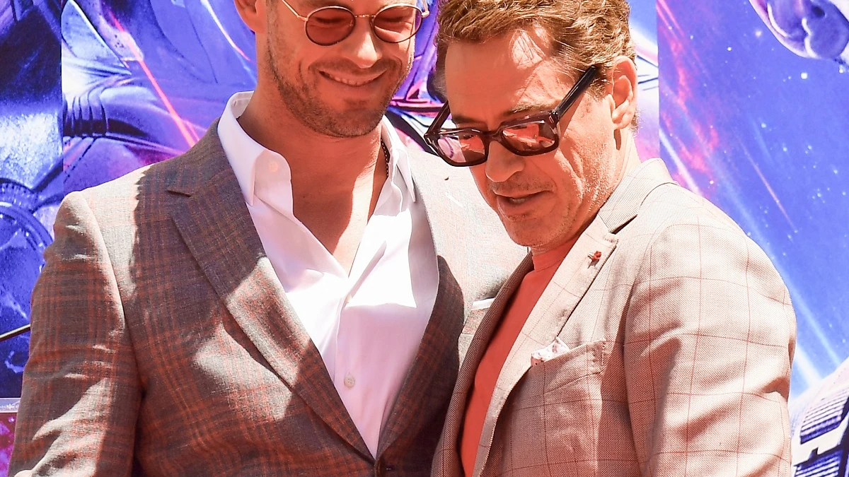 Chris Hemsworth y Robert Downey Jr. Chris Hemsworth y Robert Downey Jr.