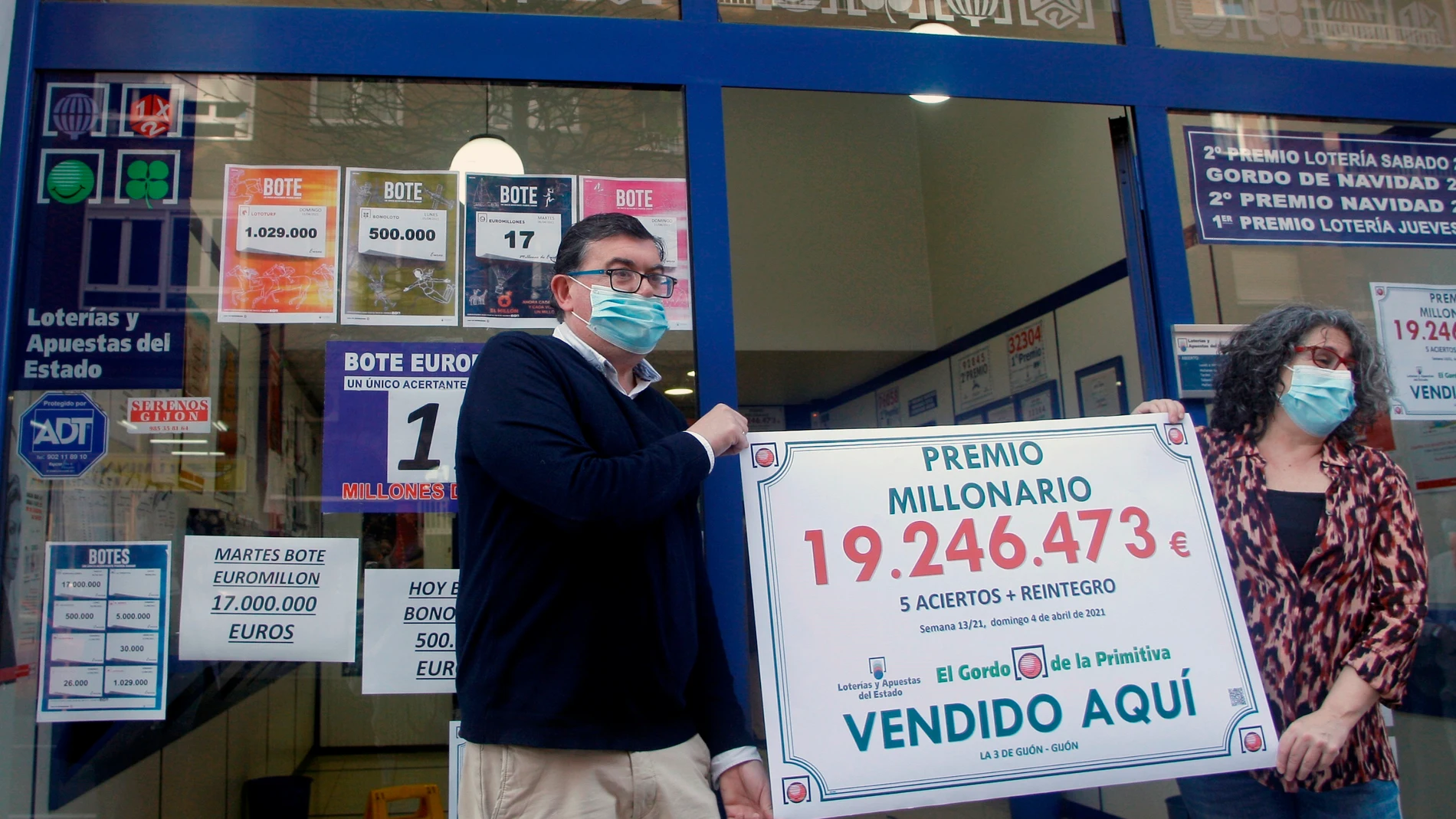 El Gordo de la Primitiva: Un acertante anónimo sella en Asturias un boleto premiado con 19,2 millones de euros El Gordo de la Primitiva: Un acertante anónimo sella en Asturias un boleto premiado con 19,2 millones de euros