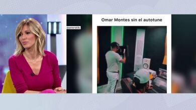 Susanna Griso comenta el vídeo de Omar Montes sin autotune: 