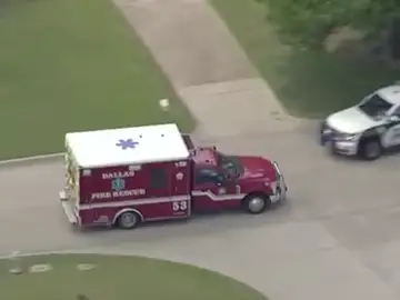 Persecución policial de una ambulancia Persecución policial de una ambulancia