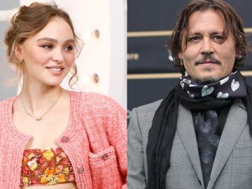 Lily-Rose Depp y su padre Johnny Depp