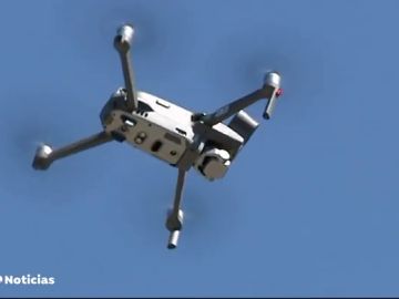 Varios drones vigilan Murcia desde el aire para cumplir las restricciones y evitar aglomeraciones