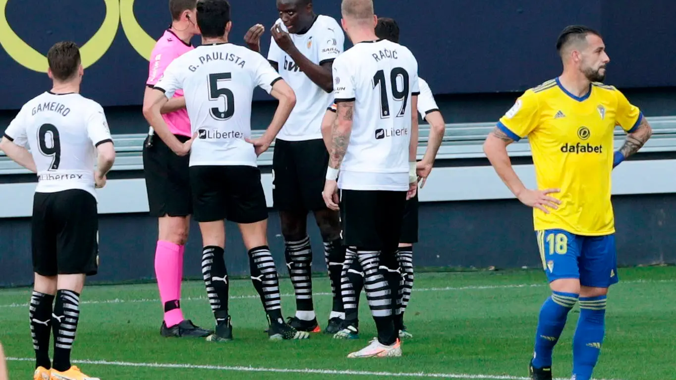 Mouctar Diackhaby, en el partido ante el Cádiz Mouctar Diackhaby, en el partido ante el Cádiz