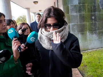 Valeria Quer a su llegada al juicio por el asesinato de su hermana (Archivo)