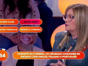 La insistencia de Marta Valverde y su fallo con Miguel Bosé desatan las risas en ‘Una de Cuatro’ La insistencia de Marta Valverde y su fallo con Miguel Bosé desatan las risas en ‘Una de Cuatro’